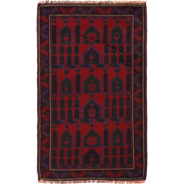 Handmade Prayer Rug 2' 11" x 4' 8" - No. AL82530