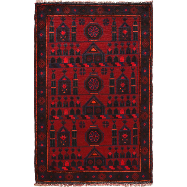 Handmade Prayer Rug 2' 11" x 4' 8" - No. AL83840