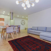 Navy Blue Baluchi Rug 2' 12" x 4' 2" - No. AL79837