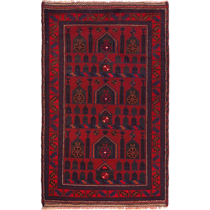 Small Prayer Carpet 3' 0" x 4' 9" - No. AL83043