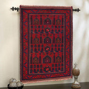 Small Prayer Carpet 3' 0" x 4' 9" - No. AL83043