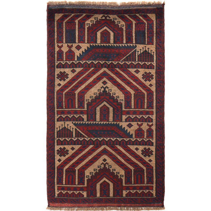 Small Prayer Carpet 2' 11" x 4' 9" - No. AL97121