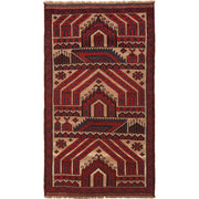 Small Prayer Carpet 2' 8" x 4' 9" - No. AL30811
