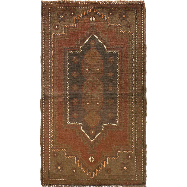 Hand Knotted Overdyed Rug 2' 8" x 4' 8" - No. AL67306