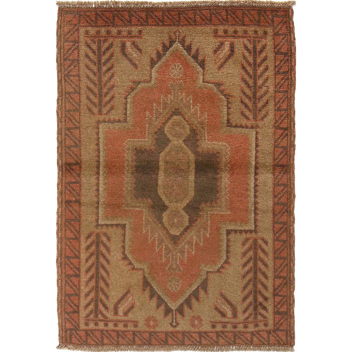 Hand Knotted Overdye Wool Rug 2' 9" x 4' 1" - No. AL58423