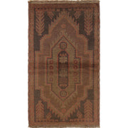 Hand Knotted Overdyed Rug 2' 7" x 4' 6" - No. AL56585