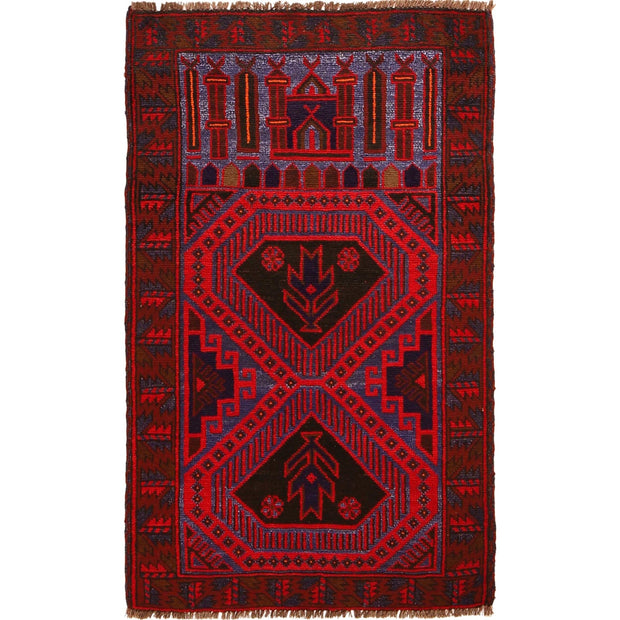 Islamic Prayer Carpet 2' 10" x 4' 7" - No. AL70776