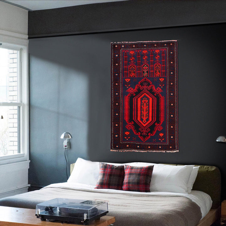 Islamic Prayer Carpet 3' 0" x 4' 10" - No. AL78704