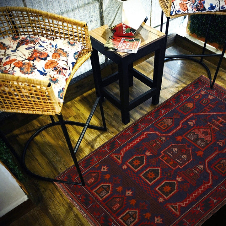 Hand Knotted Baluchi Rug 2' 11" x 4' 7" - No. AL15004