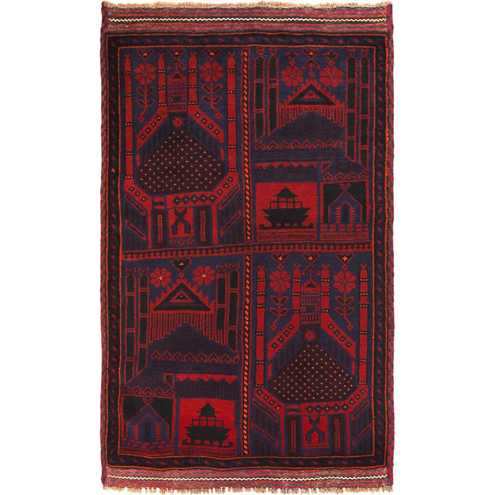 Fine Quality Prayer Rug 3' 2" x 5' 1" - No. AL89569