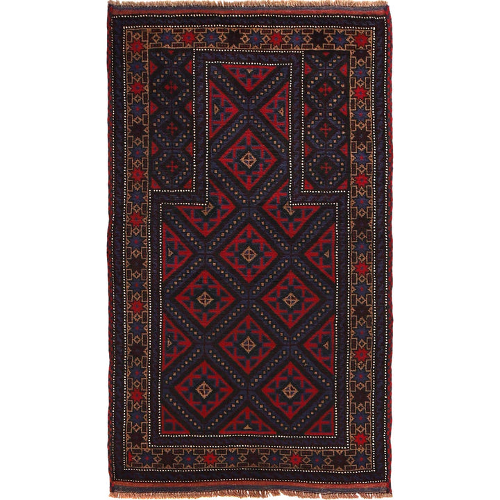 Fine Quality Prayer Rug 2' 9" x 4' 8" - No. AL38152