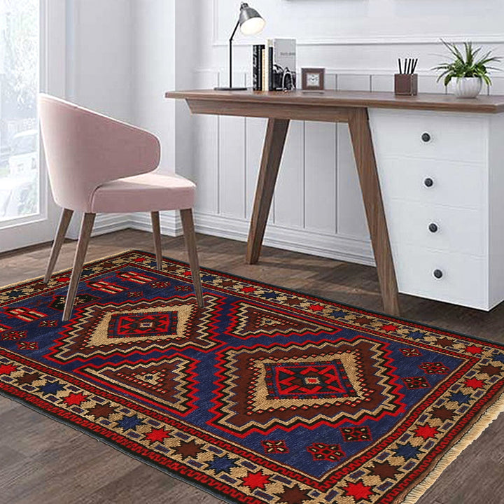 Blue Color Prayer Rug 2' 9" x 4' 7" - No. AL14697