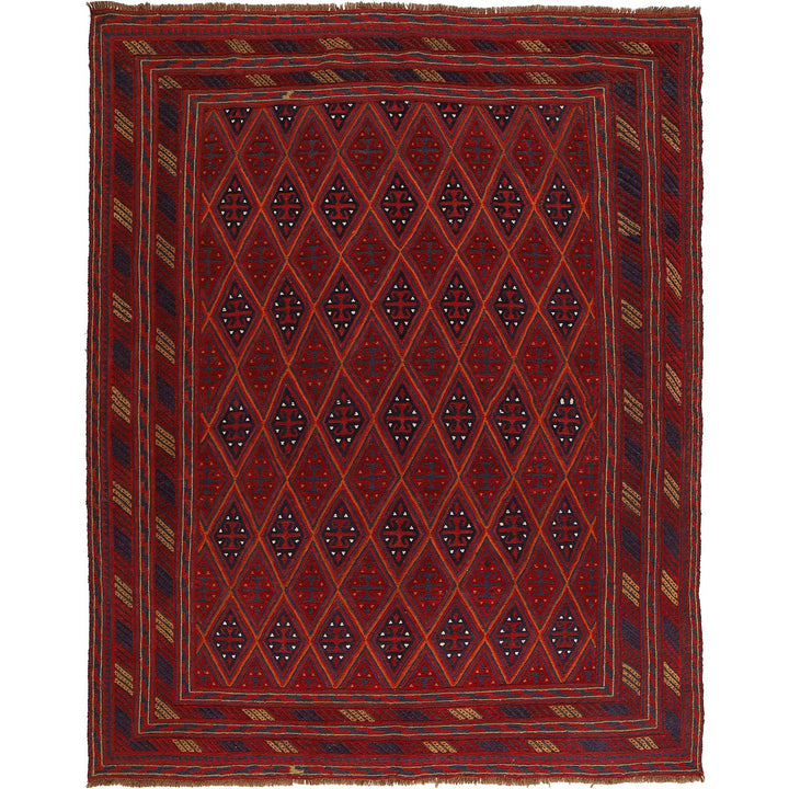 Hand Knotted Mashwani Area Rug 6' 10" x 8' 9" - No. AL65702