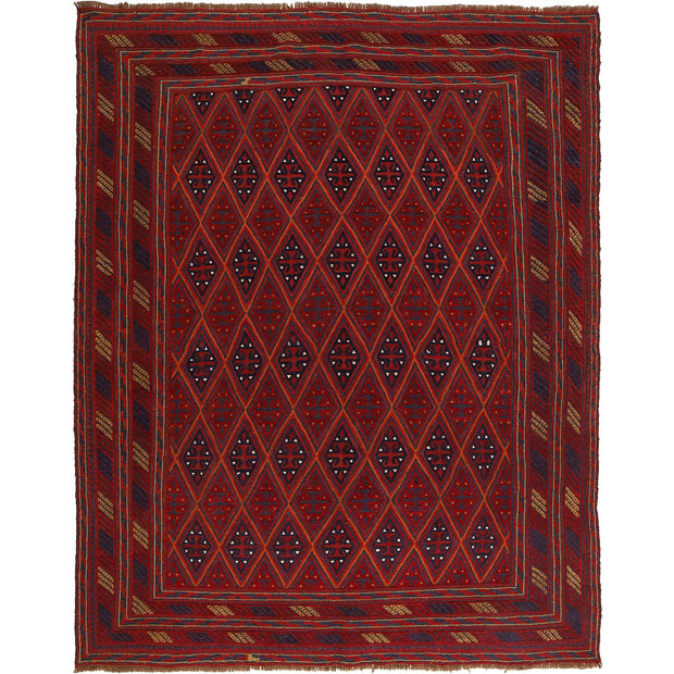 Hand Knotted Mashwani Area Rug 6' 10" x 8' 9" - No. AL65702