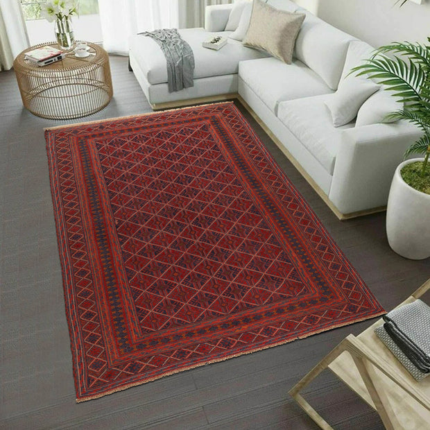 Handmade Mushwani Carpet 6' 8" x 9' 1" - No. AL35195