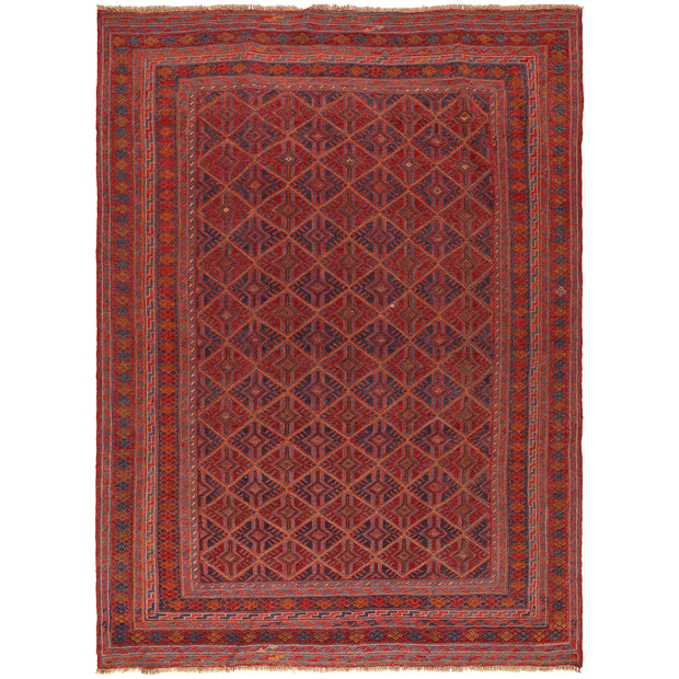 Handmade Wool Mushwani Rug 6' 11" x 9' 2" - No. AL65181