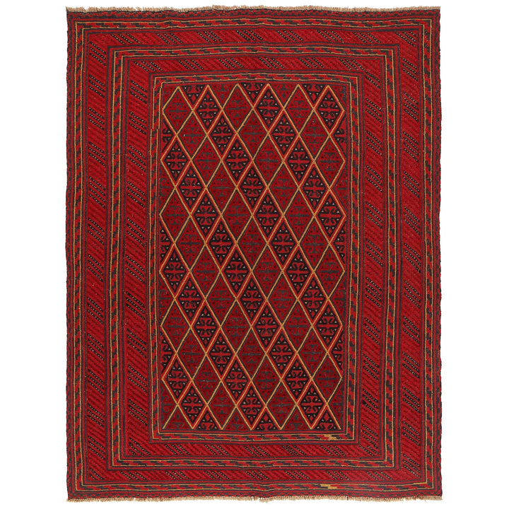 Traditional Mashwani Carpet 6' 7" x 8' 10" - No. AL13313