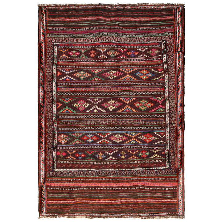 Afghan Laghari Kilim 5' 2" x 7' 3" - No. AL20600