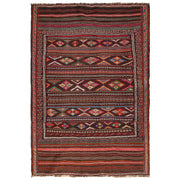 Afghan Laghari Kilim 5' 2" x 7' 3" - No. AL20600