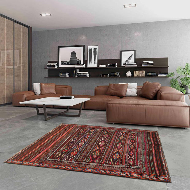 Afghan Laghari Kilim 5' 2" x 7' 3" - No. AL20600