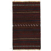 Hand Knotted Sufra Kilem Runner 2' 7" x 4' 4" - No. AL89066
