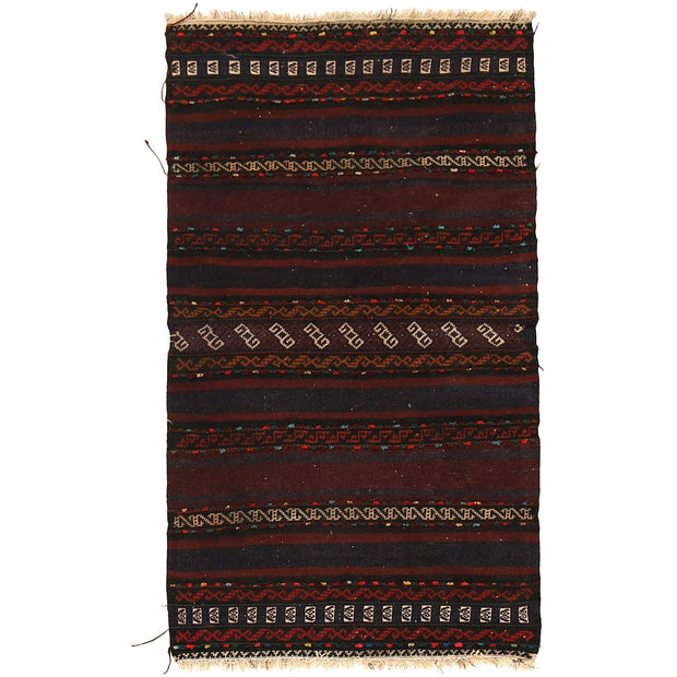 Hand Knotted Sufra Kilem Runner 2' 7" x 4' 4" - No. AL89066