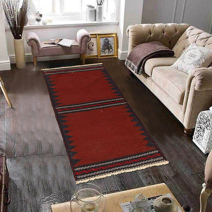 Hand Knotted Sufra Kilem Runner 2' 5" x 4' 7" - No. AL70449