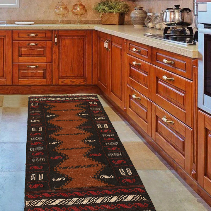 Flatweave Table Sheet Runner 2' 2" x 4' 5" - No. AL49405