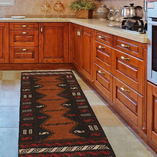 Flatweave Table Sheet Runner 2' 2" x 4' 5" - No. AL49405