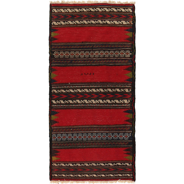 Flatweave Table Sheet Runner 2' 4" x 4' 11" - No. AL60833