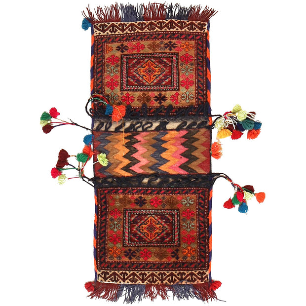 Handmade Saddle Bag Carpet 1' 5" x 3' 2" - No. AL89658