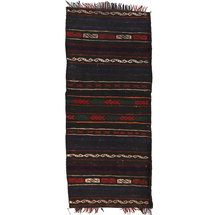 Hand Knotted Saddle Bag Area Rug 1' 2" x 2' 8" - No. AL31695