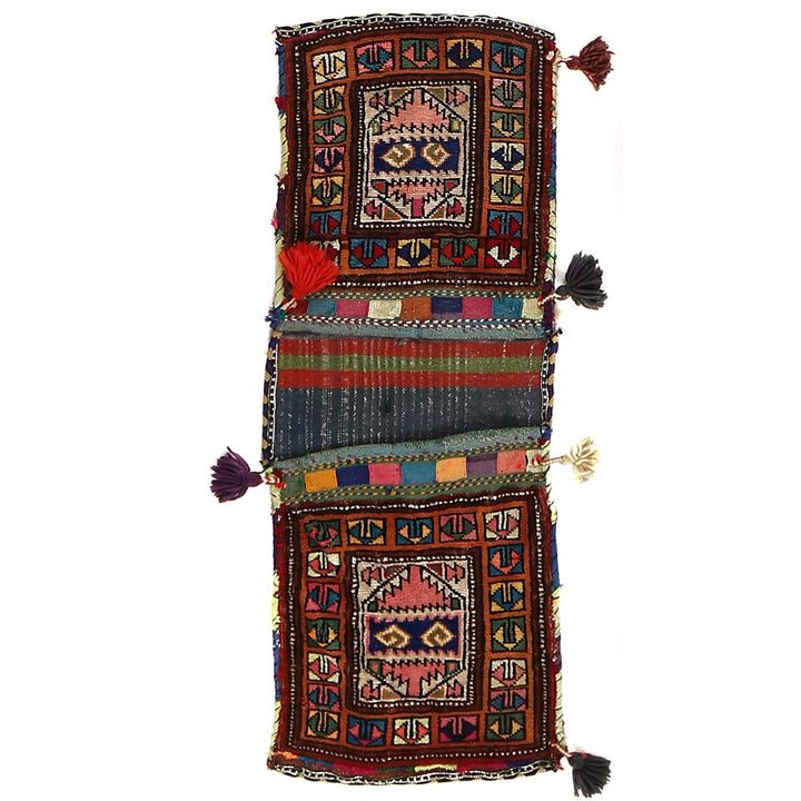 Tribal Baluch Saddle Bag Area Rug 1' 1" x 2' 11" - No. AL86401