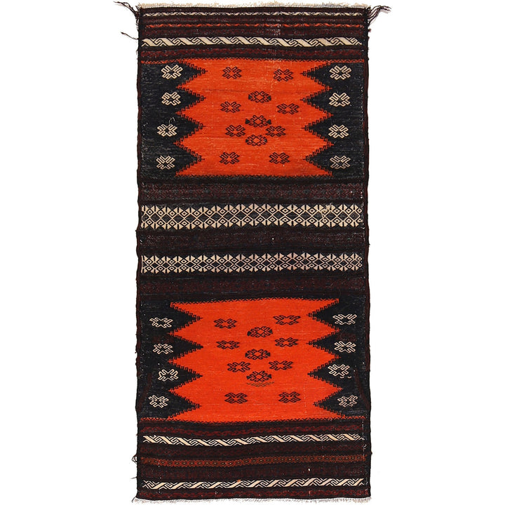 Handmade Table Sheet Kilim Runner 2' 1" x 4' 5" - No. AL63698