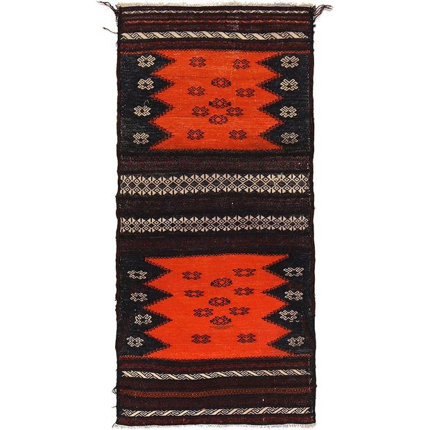 Handmade Table Sheet Kilim Runner 2' 1" x 4' 5" - No. AL63698