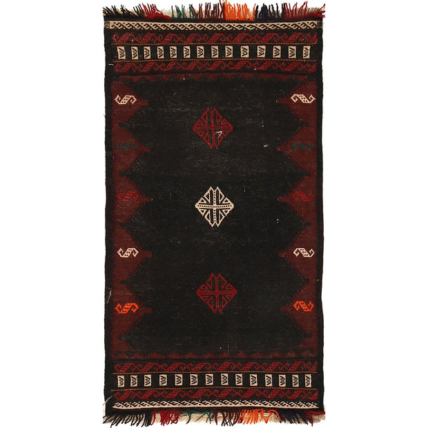 Hand Knotted Sufra Kilem Runner 2' 1" x 4' 1" - No. AL99452