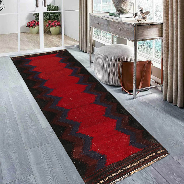 Hand Knotted Sufra Kilem Runner 2' 4" x 5' 1" - No. AL79592