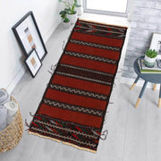 Handmade Table Sheet Kilim Runner 1' 10" x 4' 0" - No. AL80145