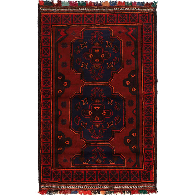 Tribal Baloch Rug 4' 1" x 6' 5" - No. AL98380