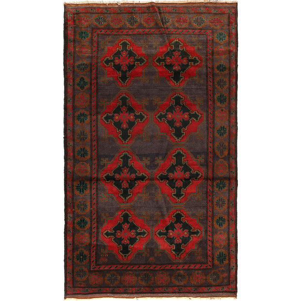 Handmade Baluchi Rug 4' 3" x 7' 4" - No. AL83780