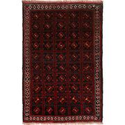 Tribal Baloch Rug 4' 2" x 5' 11" - No. AL68607