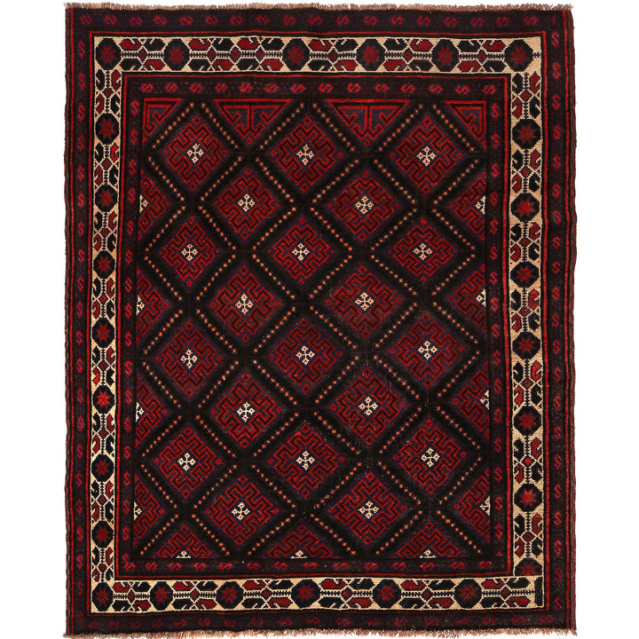 Handmade Baluchi Rug 5' 2" x 6' 7" - No. AL19125