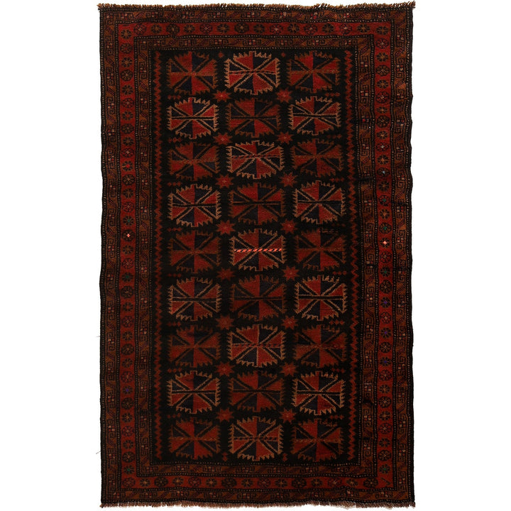 Tribal Baloch Rug 3' 8" x 5' 12" - No. AL93745