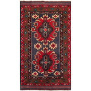 Tribal Baloch Rug 3' 6" x 6' 4" - No. AL94166