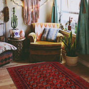 Tribal Baloch Rug 3' 4" x 5' 11" - No. AL78160