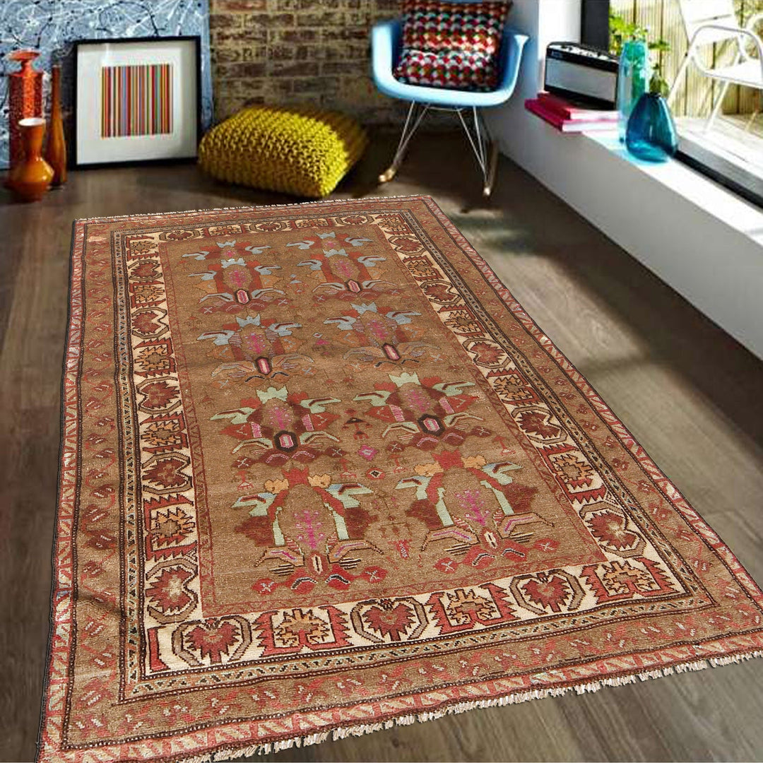 Hand Knotted Overdye Wool Rug 4' 0" x 6' 4" - No. AL75966
