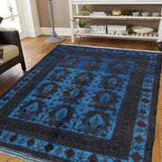 Hand Knotted Overdye Wool Rug 4' 4" x 5' 5" - No. AL51265