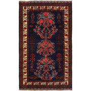Tribal Baloch Rug 4' 0" x 7' 3" - No. AL54305