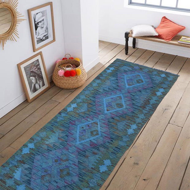 Overdyed Chobi Kilim Runner 2' 0" x 4' 11" - No. AL44115