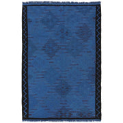 Blue Color Overdyed Kelim 3' 5" x 5' 0" - No. AL99736